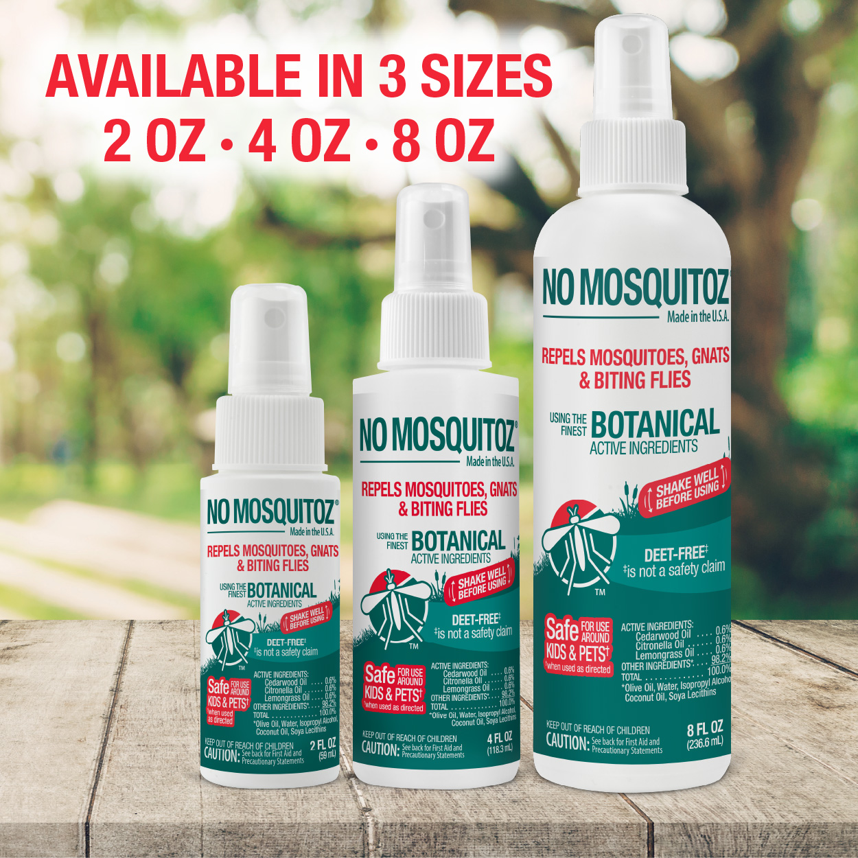 <span style="color: #005E58";>No Mosquitoz® 8 oz. Spray</span> - Image 2