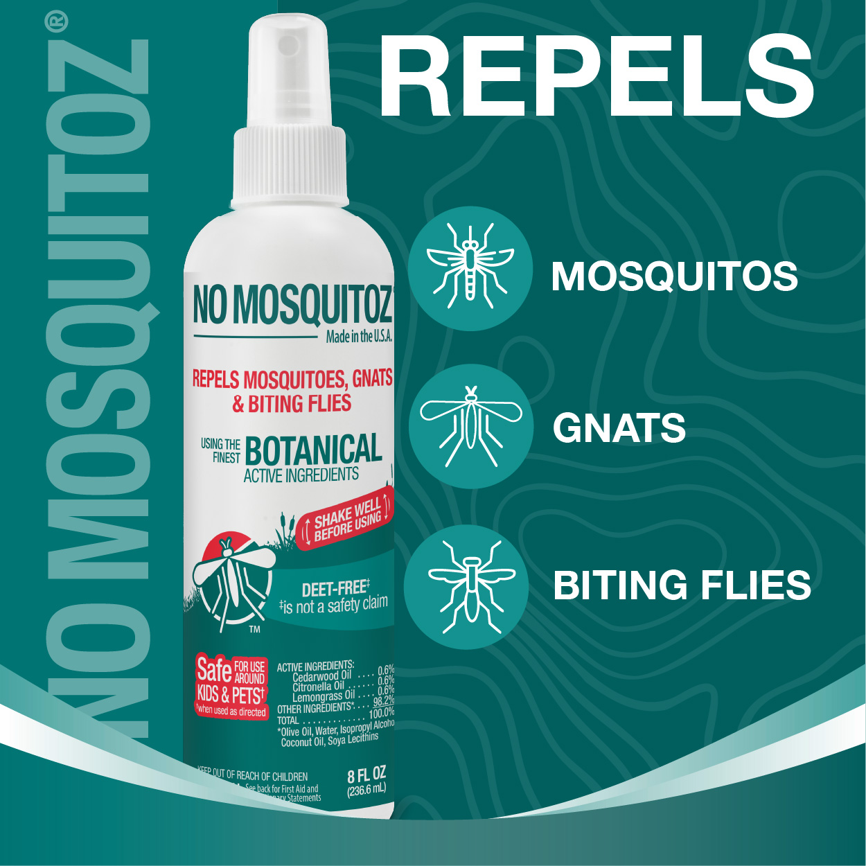 <span style="color: #005E58";>No Mosquitoz® 8 oz. Spray</span> - Image 3